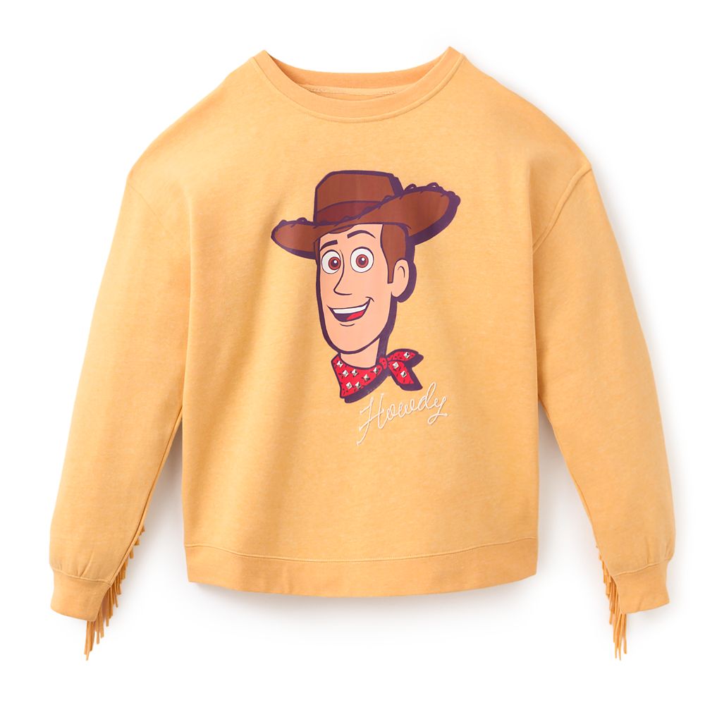 Woody Fringe Pullover Sweatshirt for Women – Toy Story 30th Anniversary