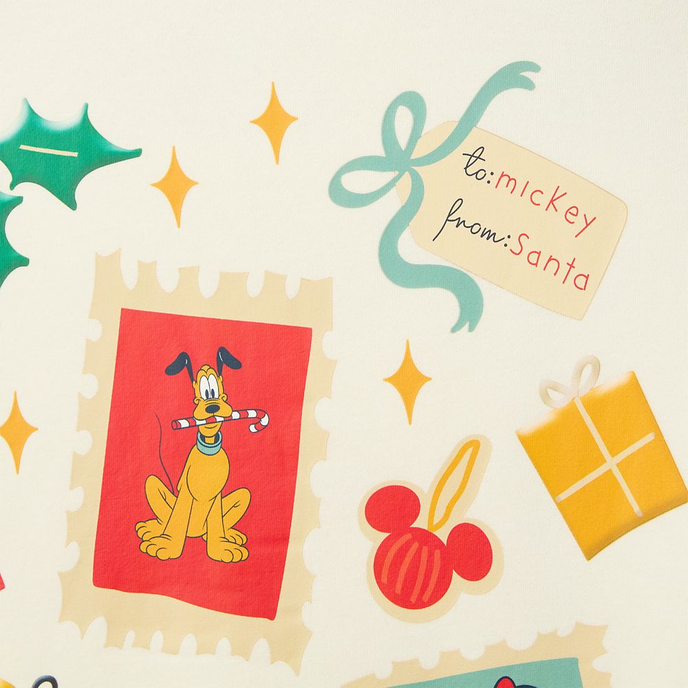 Santa Mickey Mouse and Friends 1/4 Zip Fleece Pullover for Women