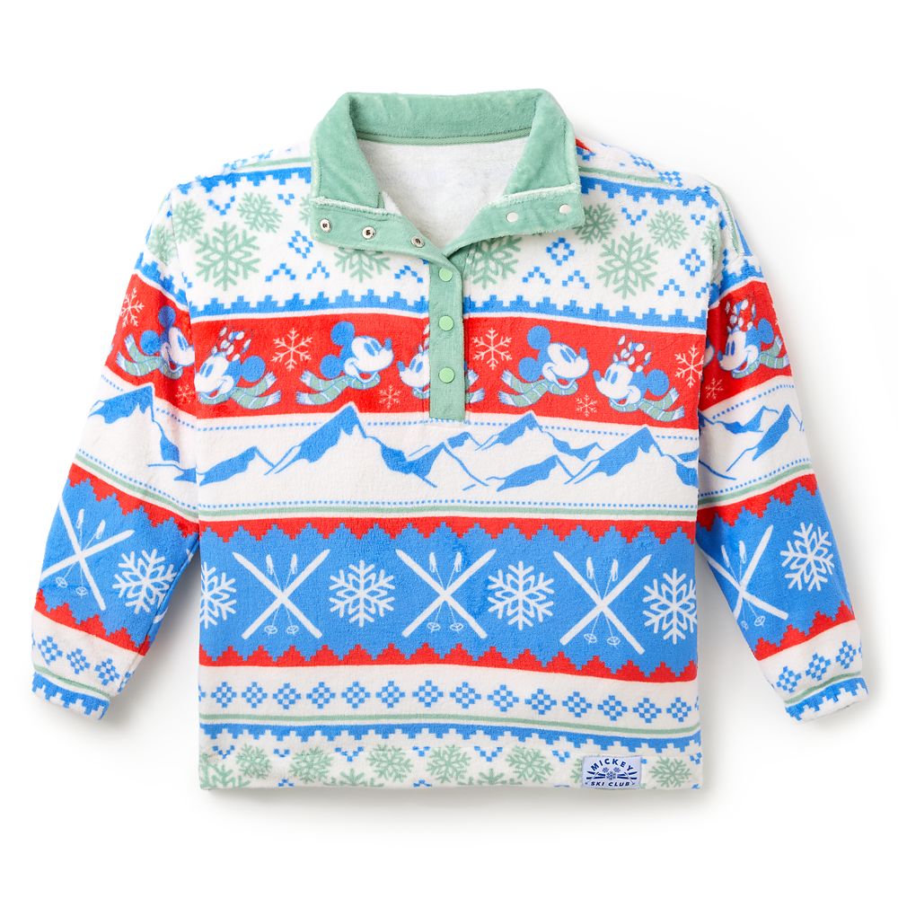 Mickey Mouse Winter Scenic Fleece Pullover for Women Official shopDisney