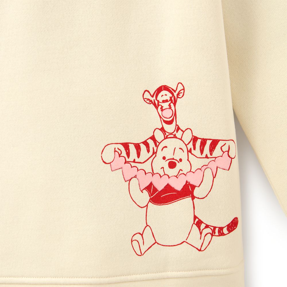 Winnie the Pooh and Pals Valentine's Day Pullover Sweatshirt for Women