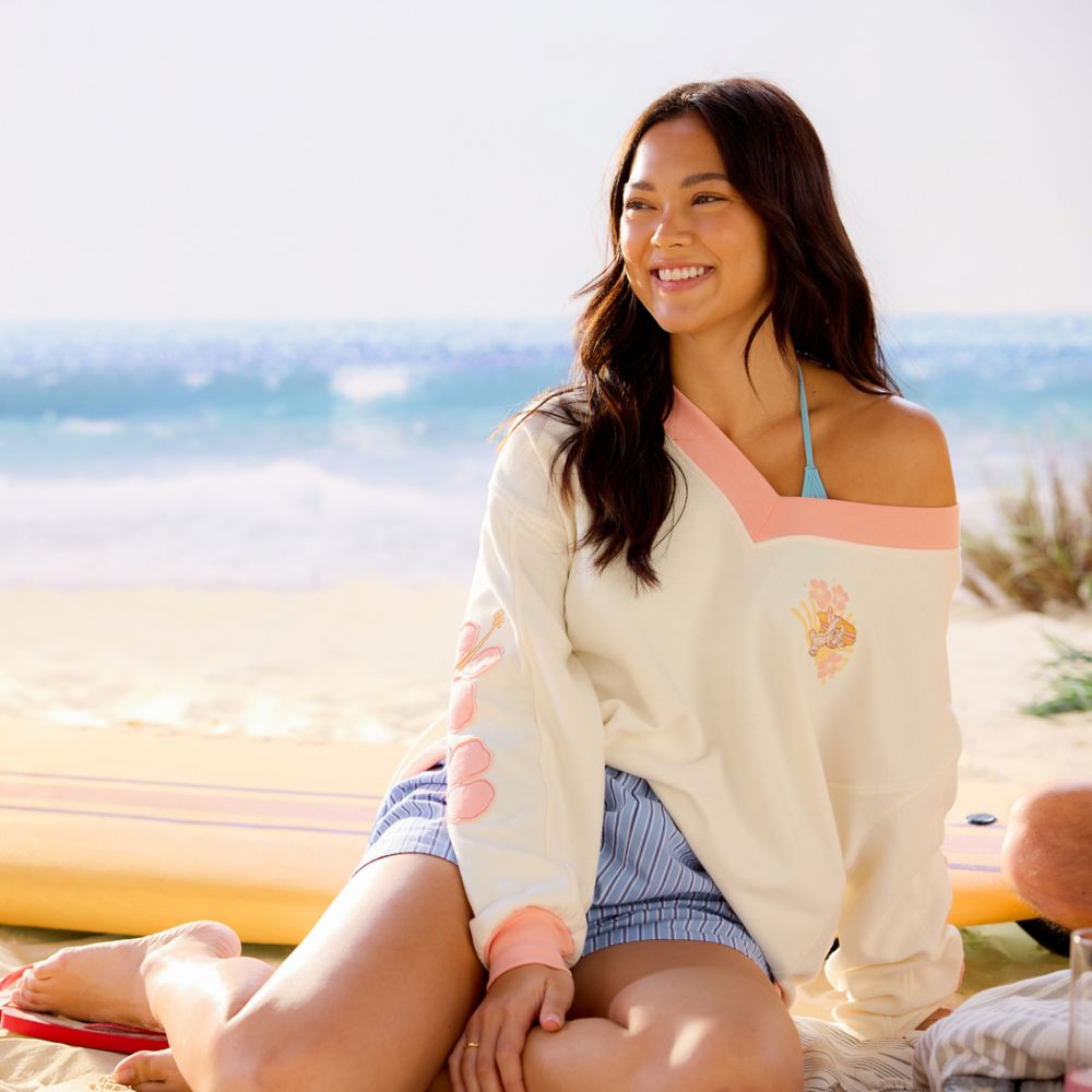 Stitch Surf Pullover Sweatshirt for Women &ndash; Lilo & Stitch