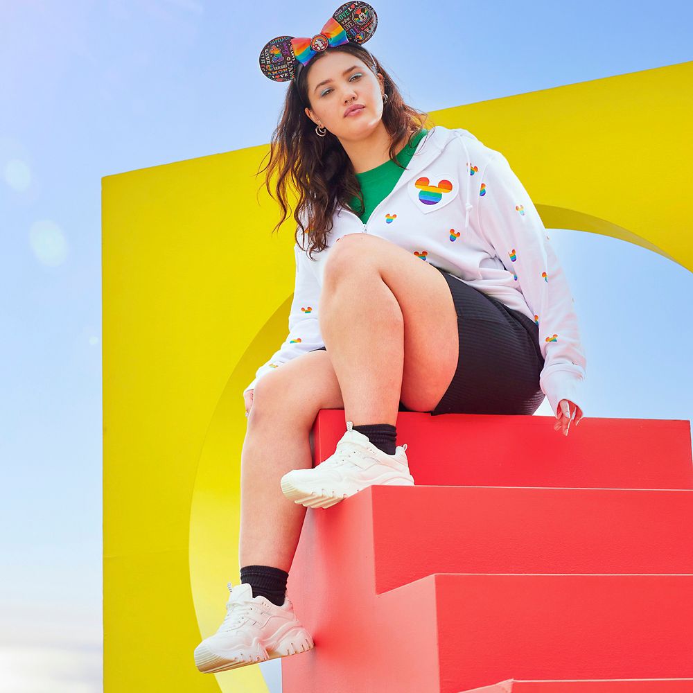 Mickey Mouse Icon Zip Hoodie for Women &ndash;&nbsp;Disney Pride Collection