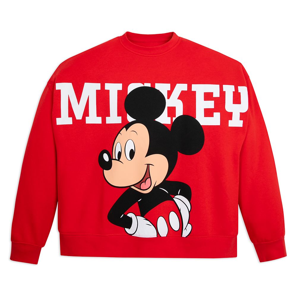 Mickey Mouse Back to Front Pullover Sweatshirt for Women Official shopDisney