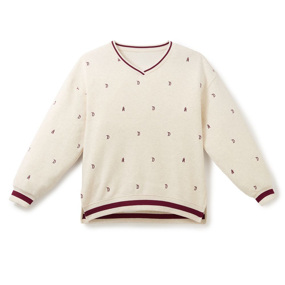 Disneyland ''D'' Logo V-Neck Pullover Sweatshirt for Women