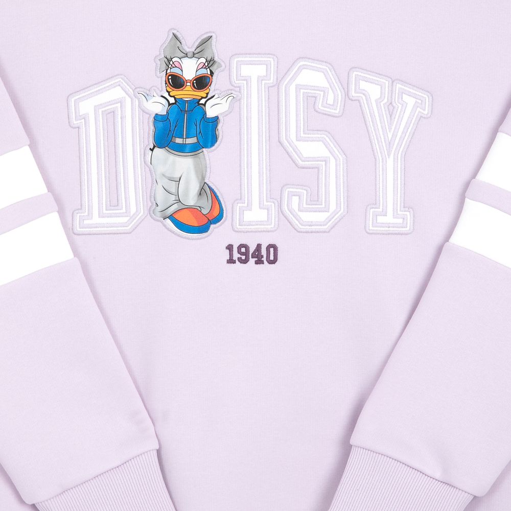 Daisy Duck Collegiate Pullover Sweatshirt for Women
