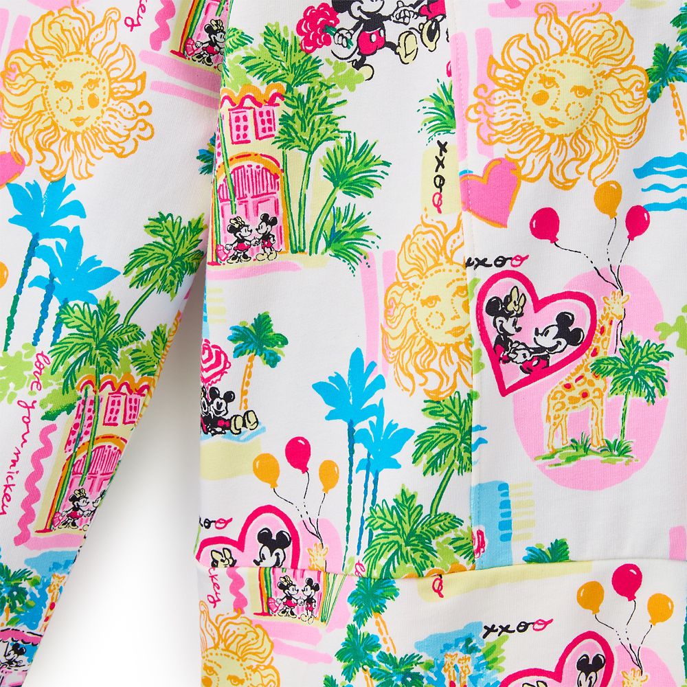 Mickey and Minnie Mouse Eleni Half-Zip Pullover for Women by Lilly Pulitzer &ndash;&nbsp;Disney Parks