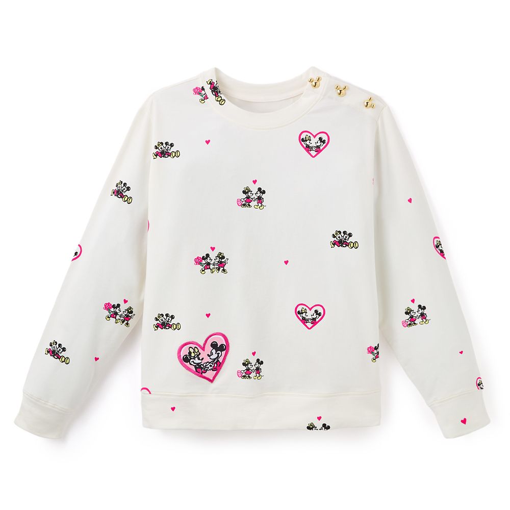 Mickey and Minnie Mouse Ballad Pullover Sweatshirt for Women by Lilly Pulitzer &ndash;&nbsp;Disney Parks