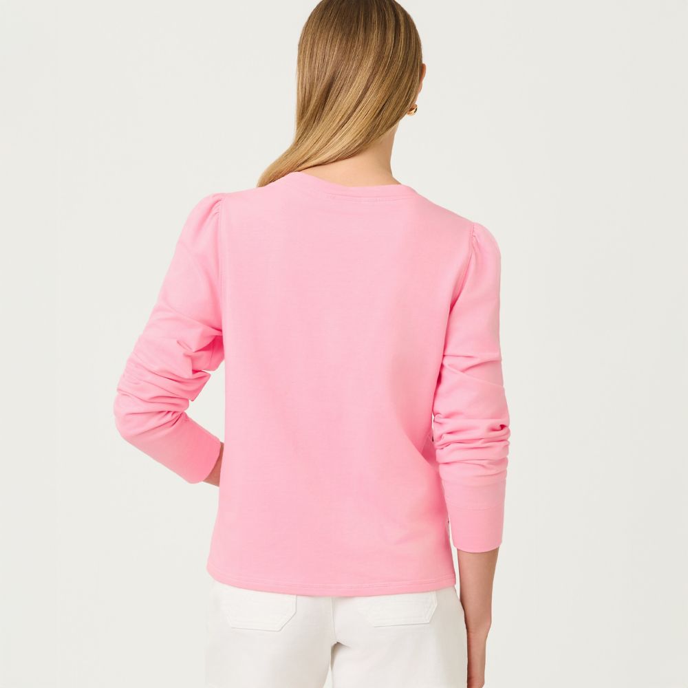 Mickey Mouse Puff Sleeve Sweatshirt by Lilly Pulitzer &ndash; Disney Parks