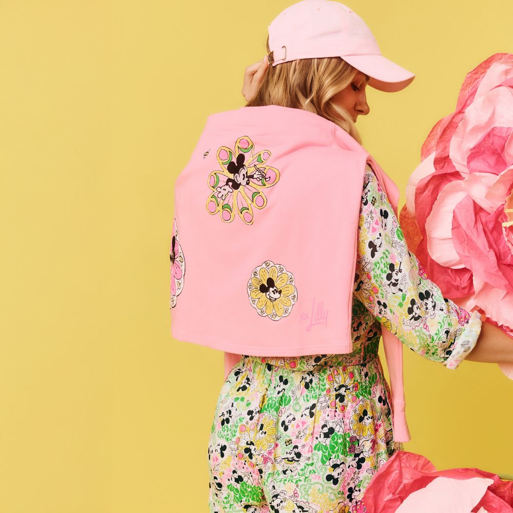 Mickey Mouse Puff Sleeve Sweatshirt by Lilly Pulitzer &ndash; Disney Parks