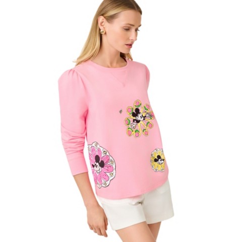 Женские худи Lilly Pulitzer Mickey Mouse Puff Sleeve Sweatshirt by Lilly Pulitzer – Disney Parks