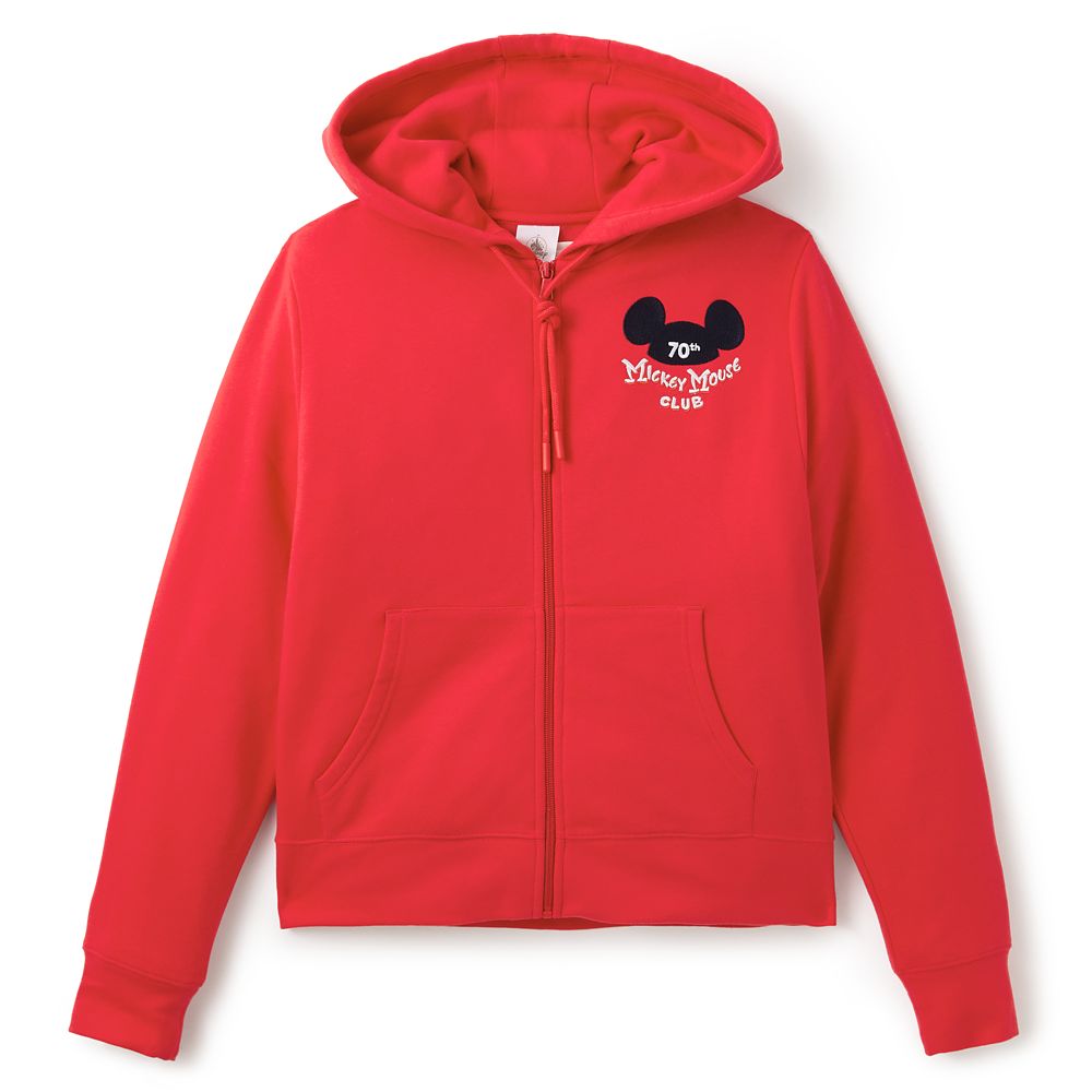 Mickey Mouse Club 70th Anniversary Zip Hoodie for Women | Disney Store