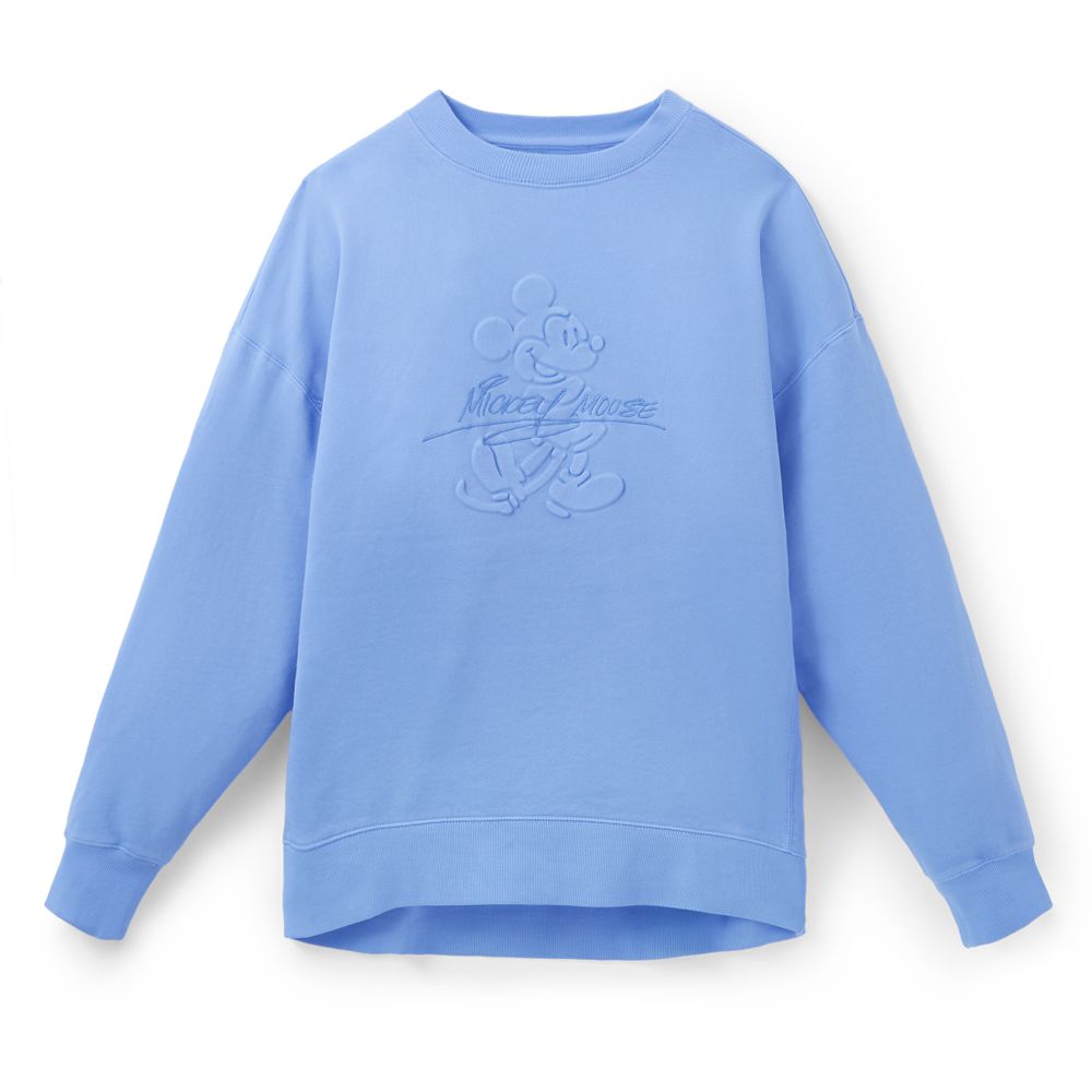 Mickey Mouse Pullover Sweatshirt for Women &ndash; Blue