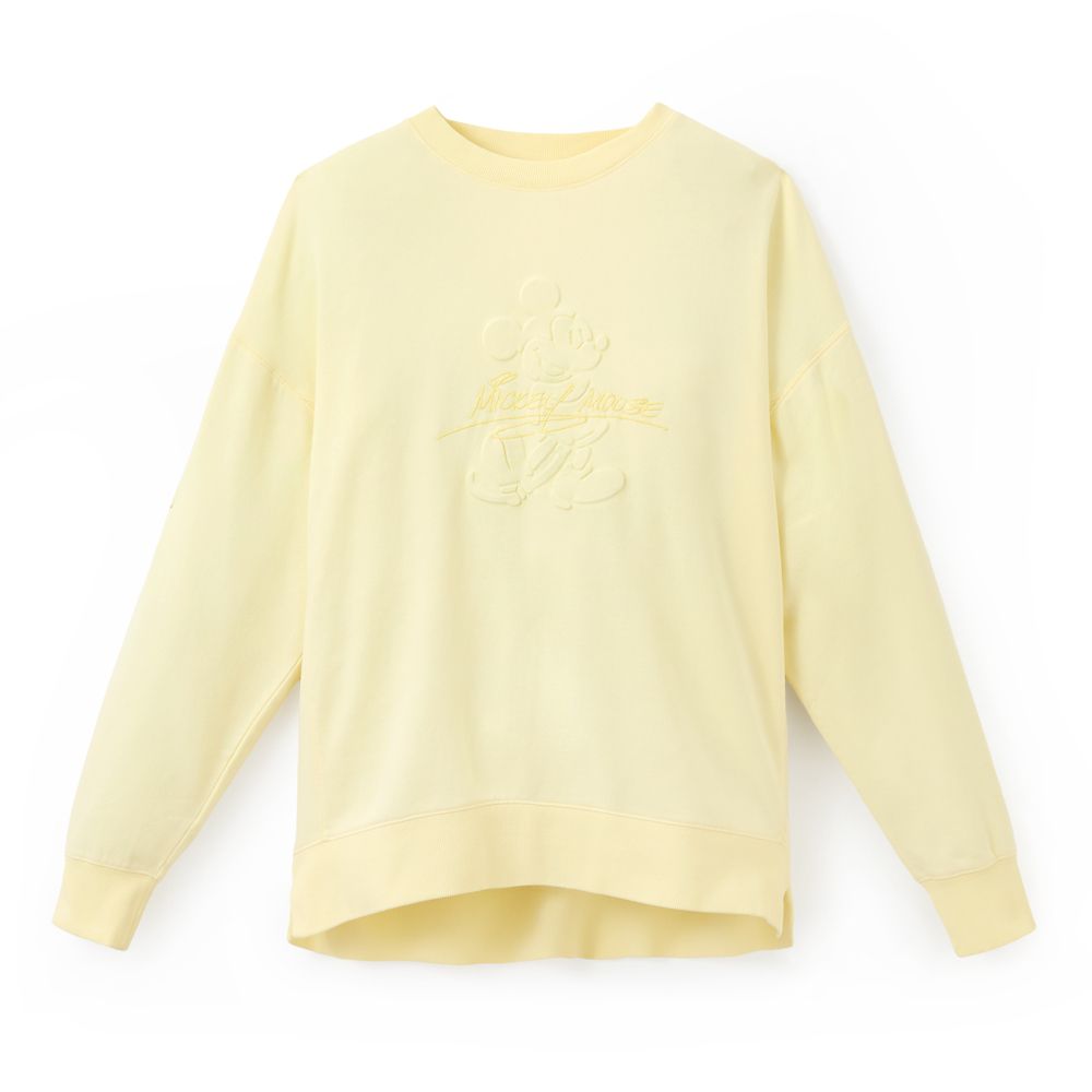 Mickey Mouse Pullover Sweatshirt for Women &ndash; Yellow