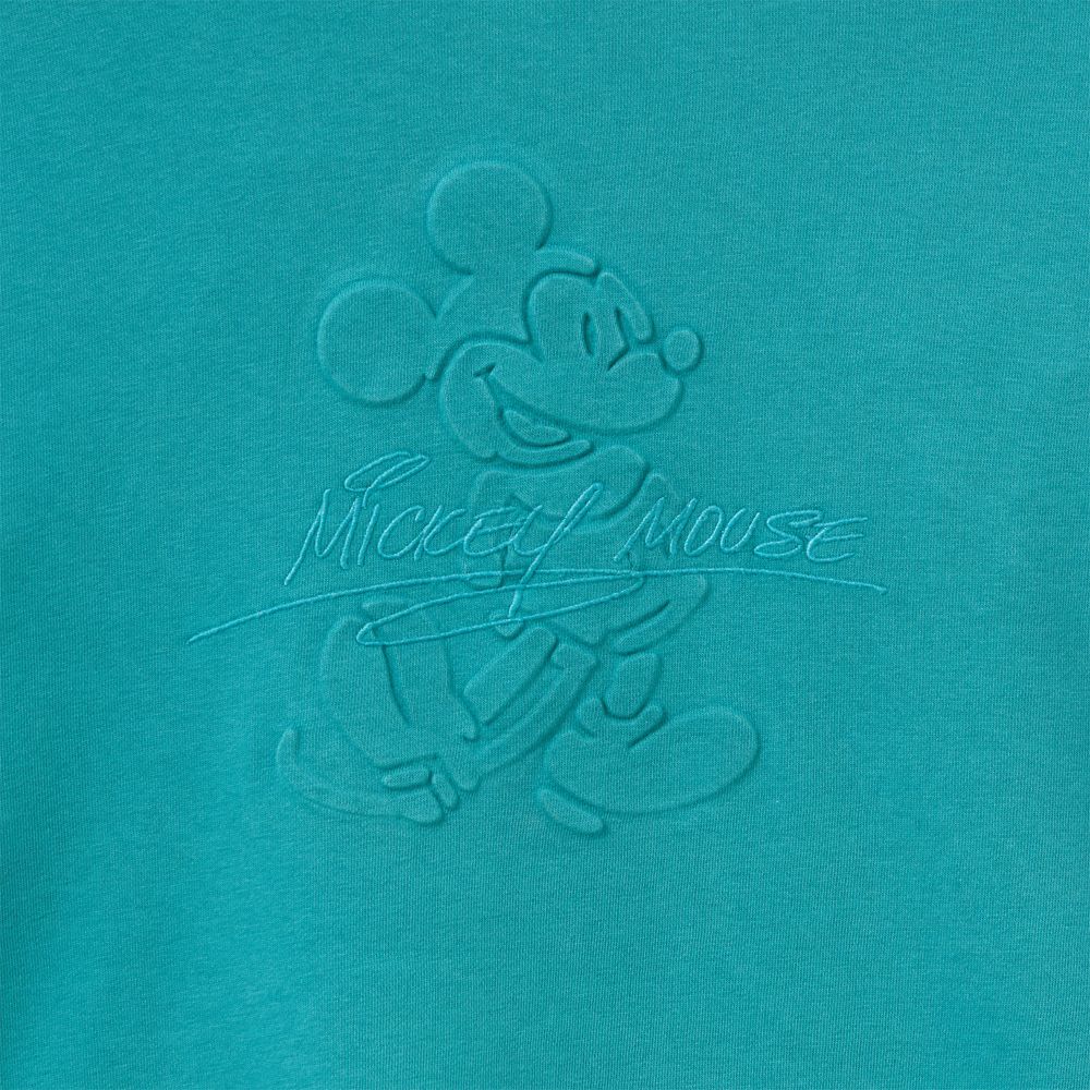 Mickey Mouse Pullover Sweatshirt for Women &ndash; Teal Green