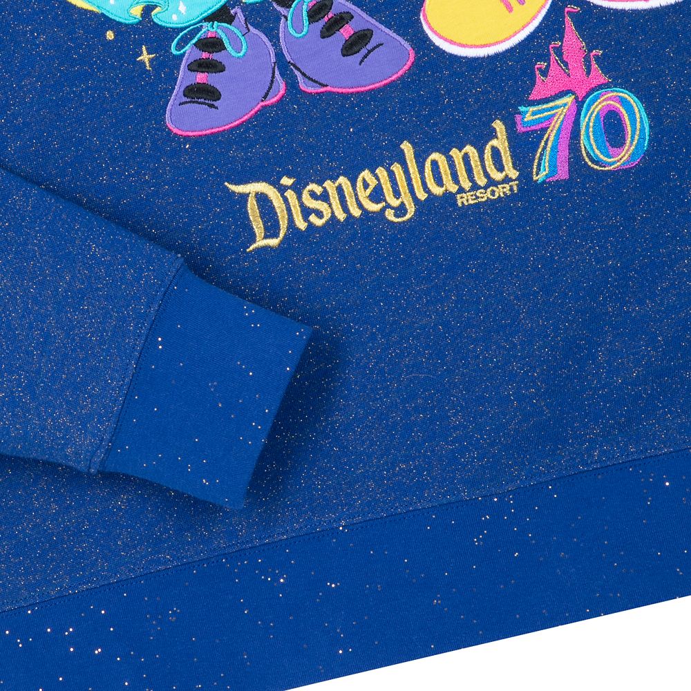 Mickey and Minnie Mouse Pullover Sweatshirt - Disneyland Resort 70th Anniversary