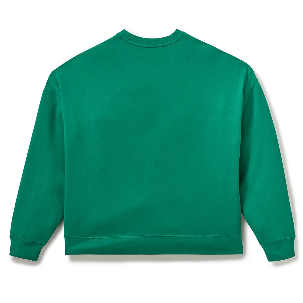 Santa Mickey and Minnie Mouse Holiday Pullover Sweatshirt for Women