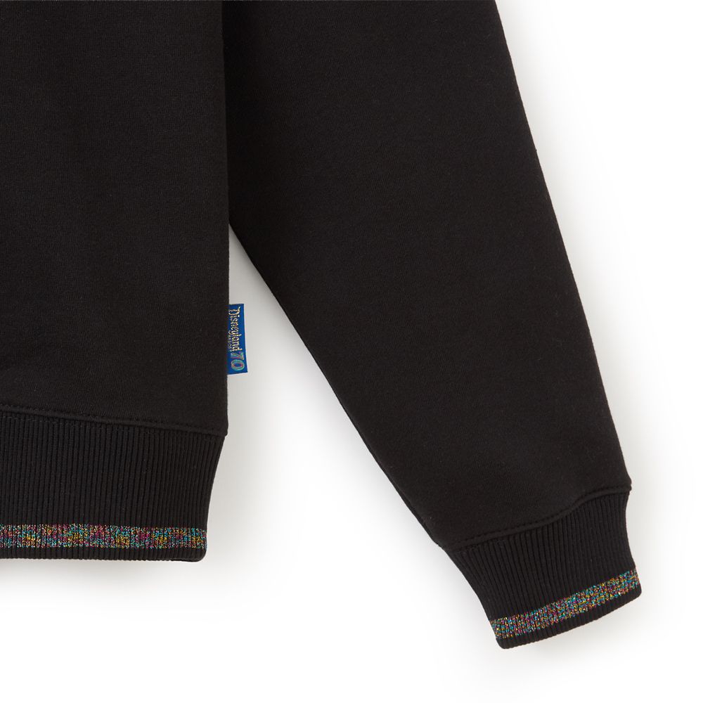 Disneyland 70th Anniversary 1/4 Zip Pullover Sweatshirt for Women