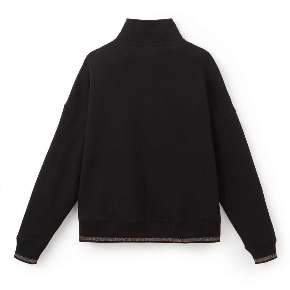 Disneyland 70th Anniversary 1/4 Zip Pullover Sweatshirt for Women