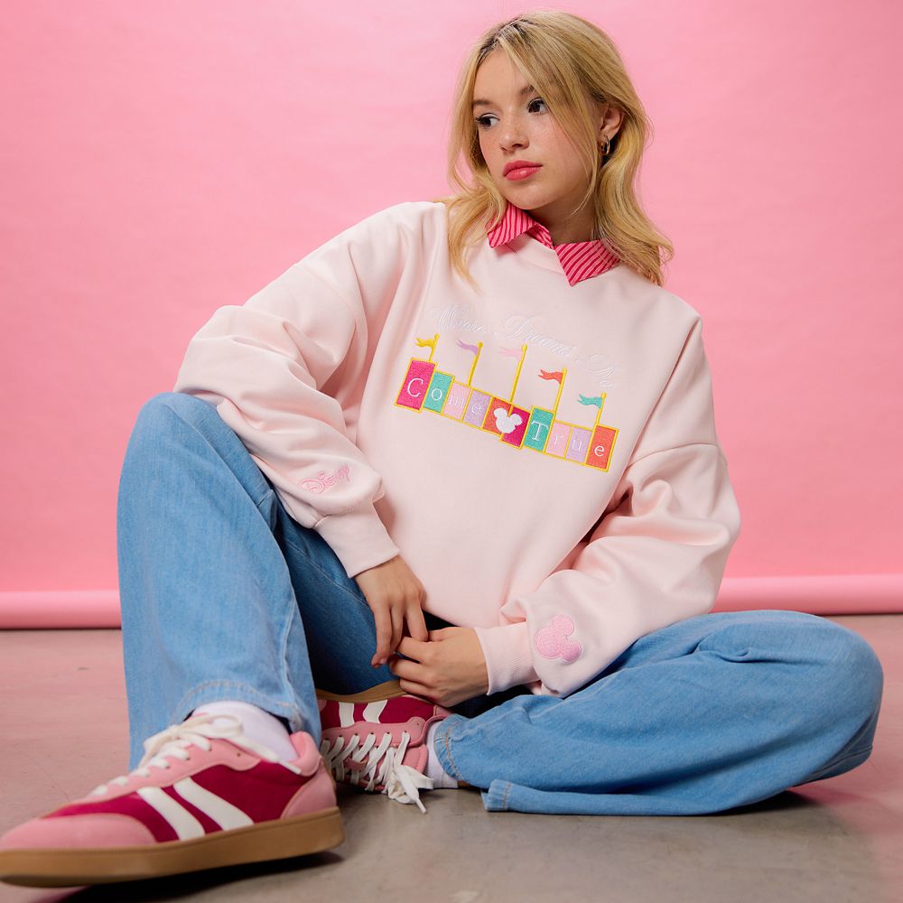 Mickey Mouse Icon ''Where Dreams Do Come True'' Pullover Sweatshirt for Women by Skinnydip