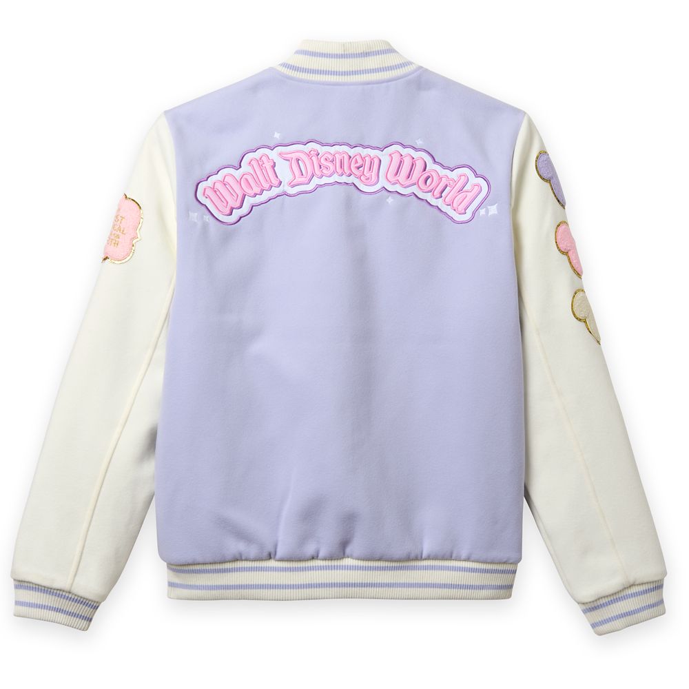 Walt Disney World Logo Varsity Jacket for Women by Stoney Clover Lane - Lavender