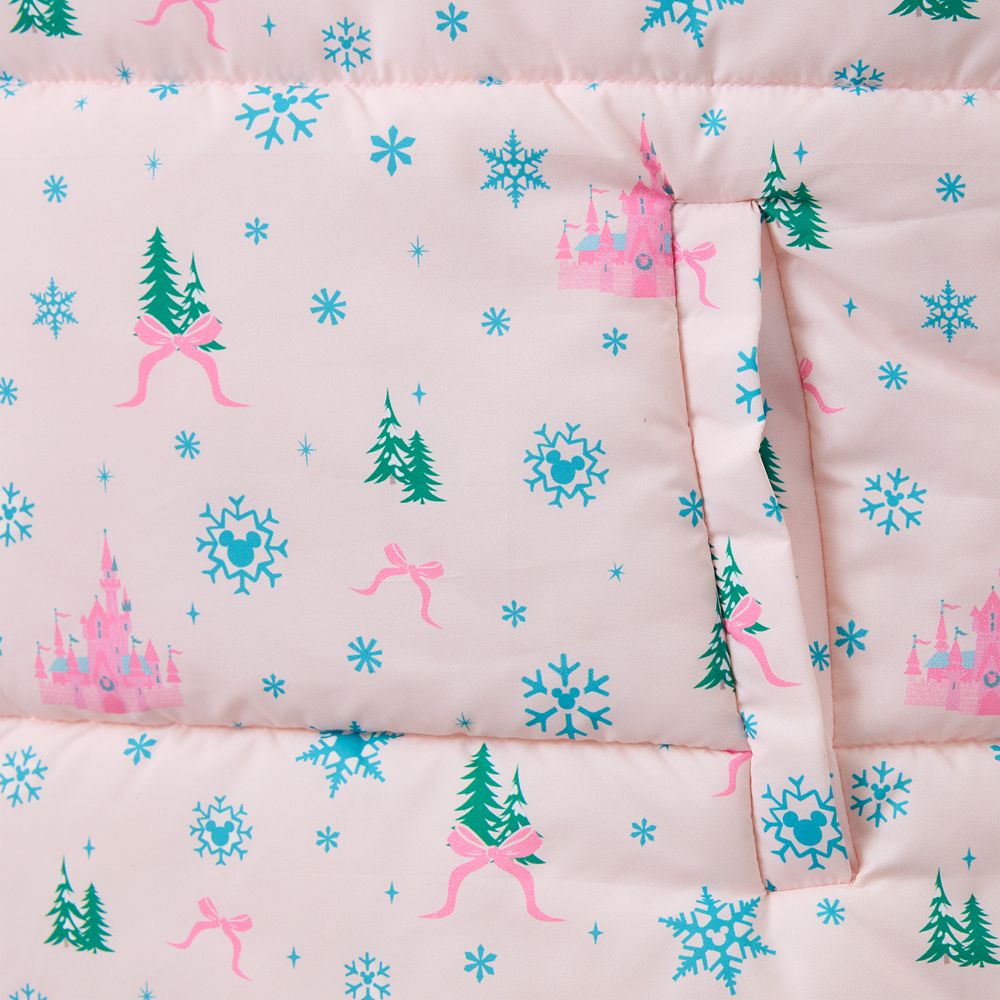 Fantasyland Castle Holiday Puffer Vest for Women