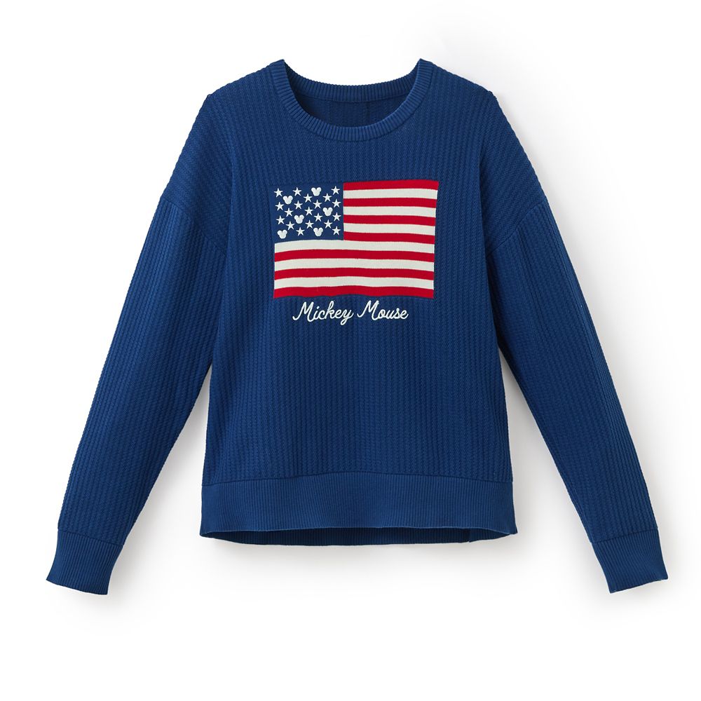 Mickey Mouse Americana Pullover Sweater for Women