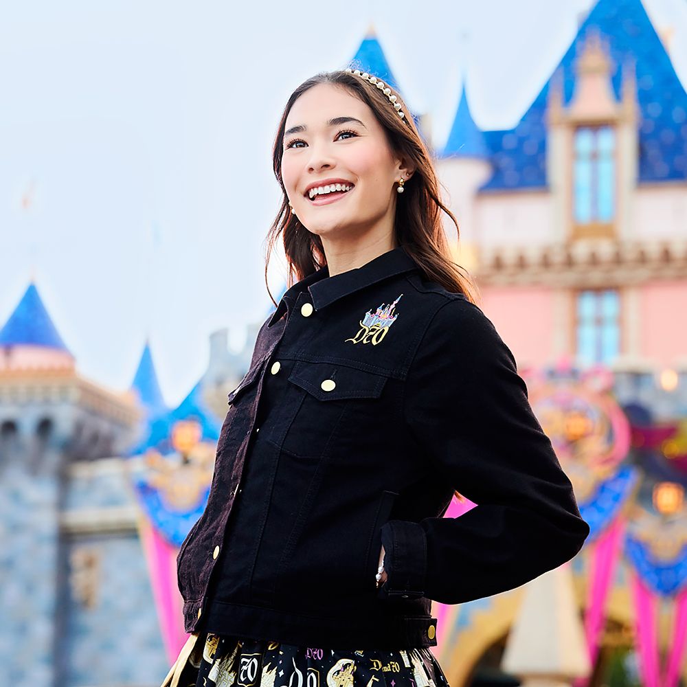 Sleeping Beauty Castle Denim Jacket for Women &ndash; Disneyland 70th Anniversary