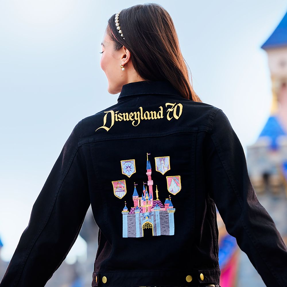 Sleeping Beauty Castle Denim Jacket for Women &ndash; Disneyland 70th Anniversary