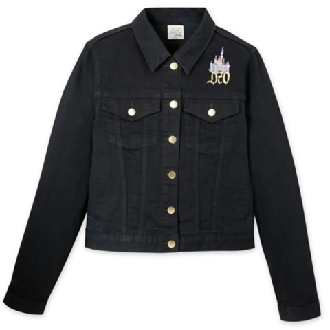 Женские куртки Disney Sleeping Beauty Castle Denim Jacket for Women – Disneyland 70th Anniversary