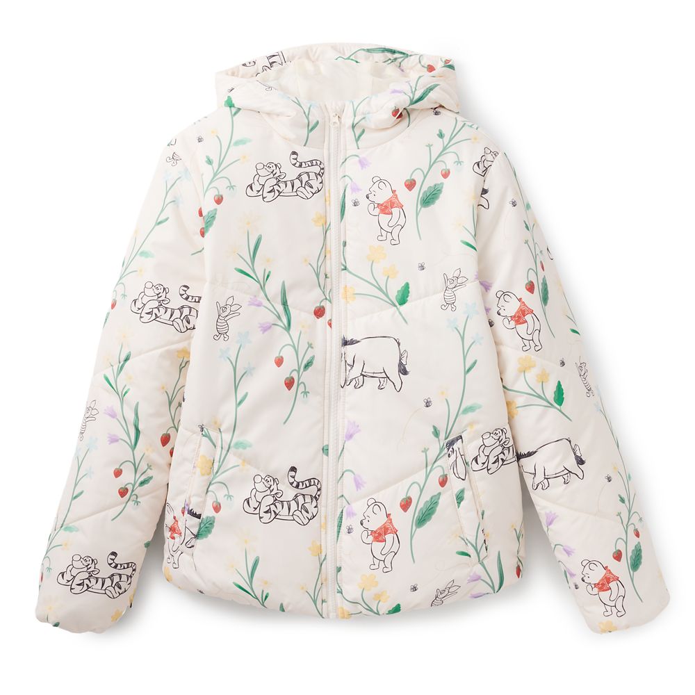 Winnie the Pooh and Pals Hooded Puffy Jacket for Women