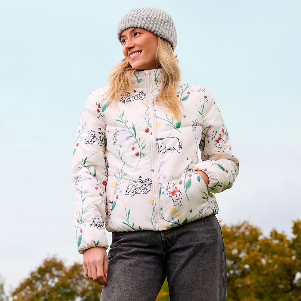 Winnie the Pooh and Pals Hooded Puffy Jacket for Women