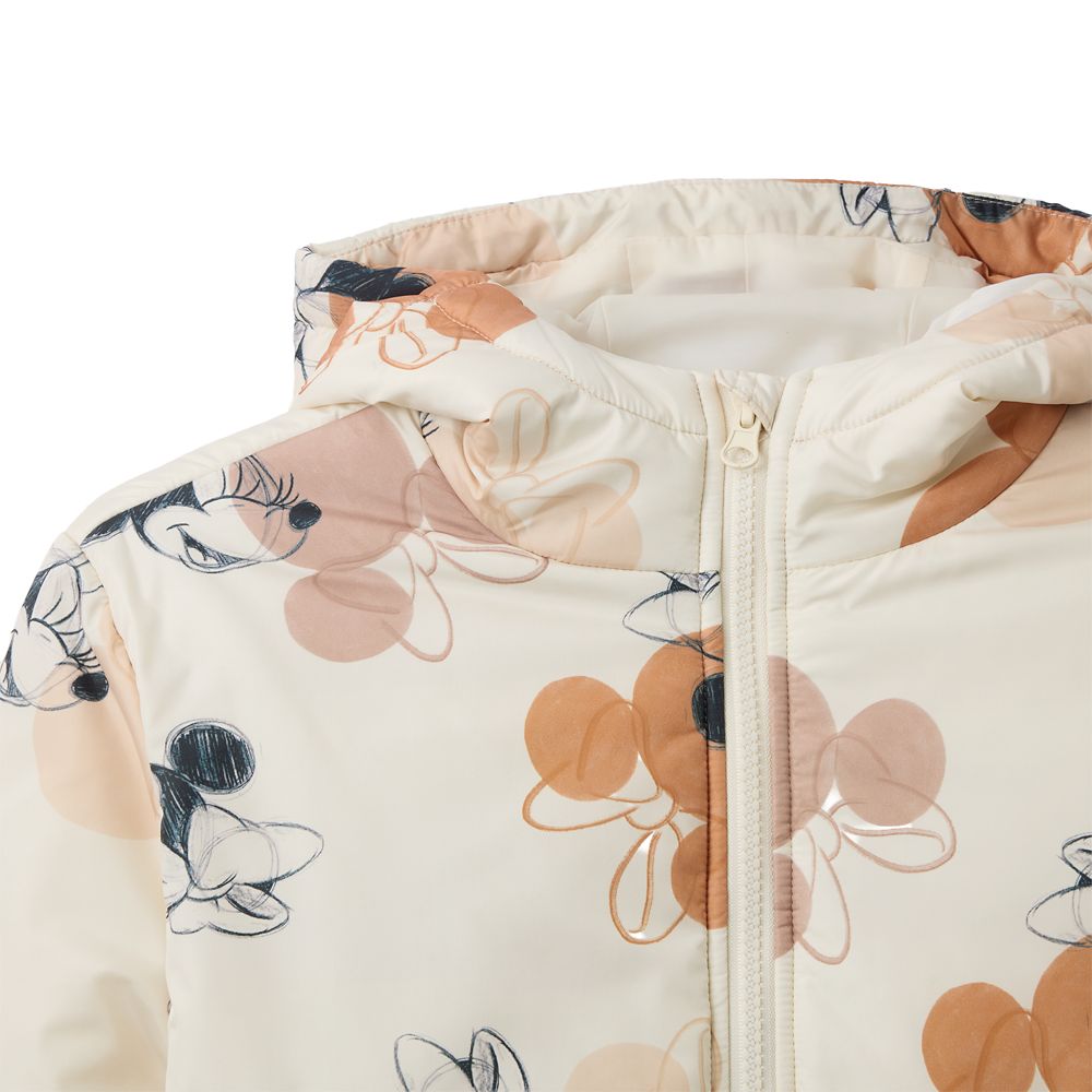 Minnie Mouse Hooded Puffy Jacket for Women