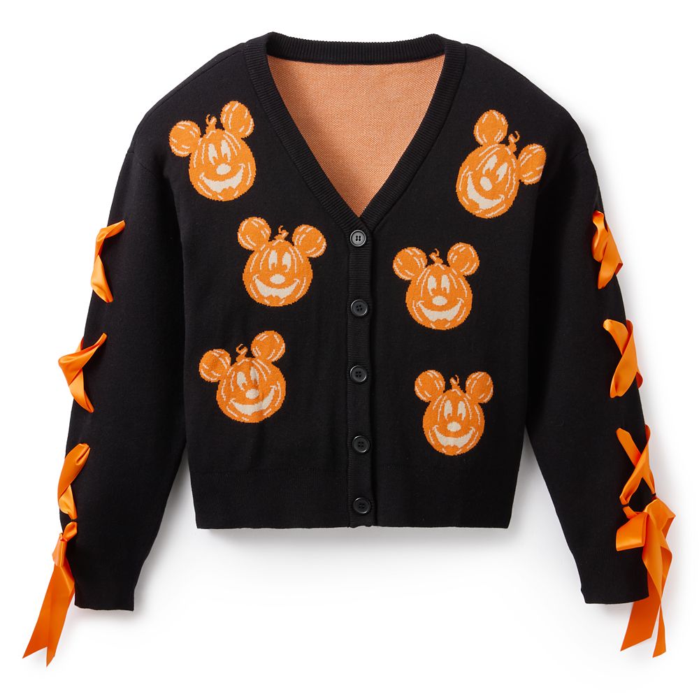 Mickey Mouse Jack-o'-Lantern Cardigan Sweater for Women by Her Universe Official shopDisney