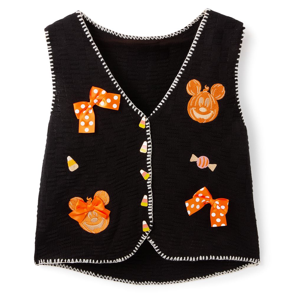 Mickey and Minnie Mouse Halloween Sweater Vest for Women by Her Universe Official shopDisney