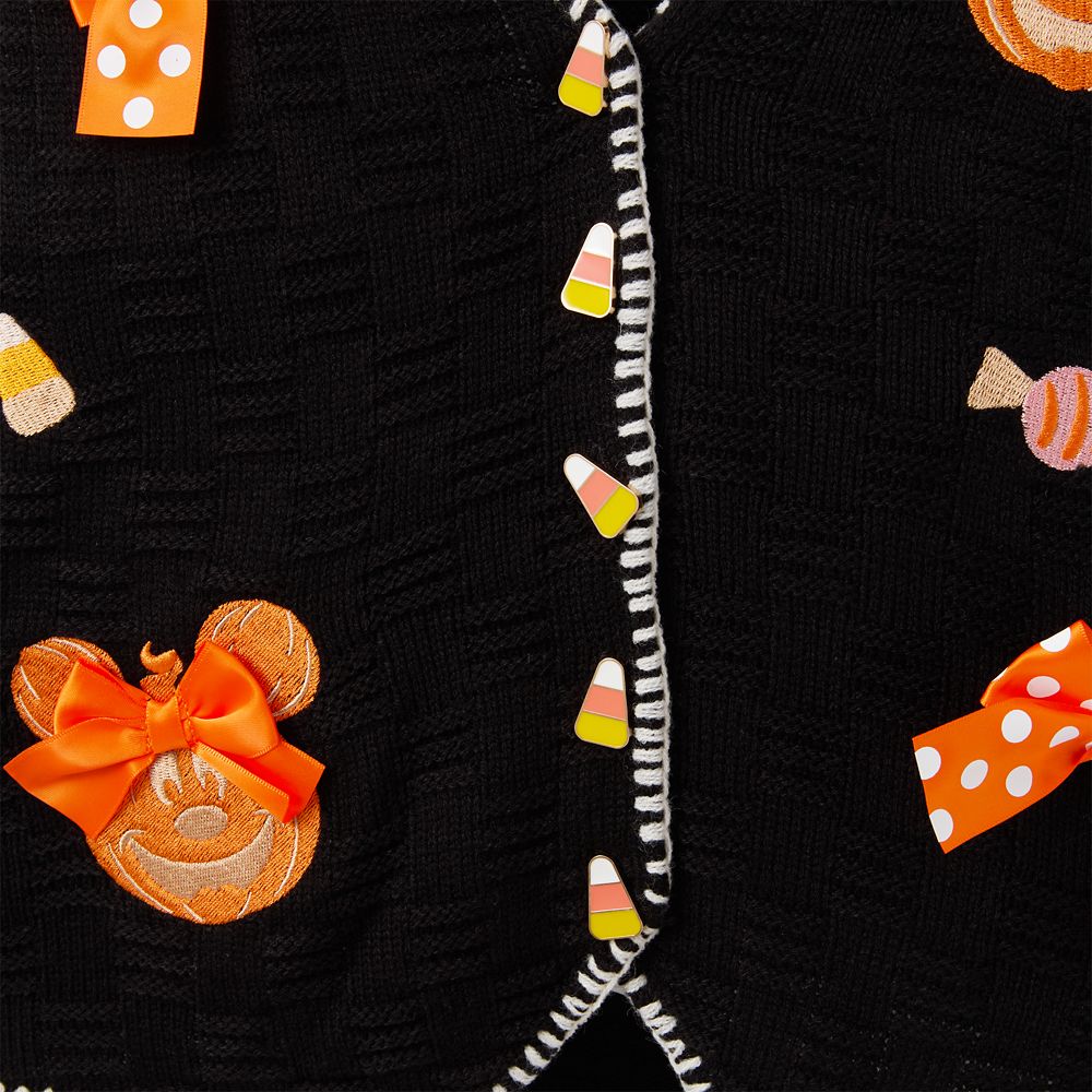 Mickey and Minnie Mouse Halloween Sweater Vest for Women by Her Universe