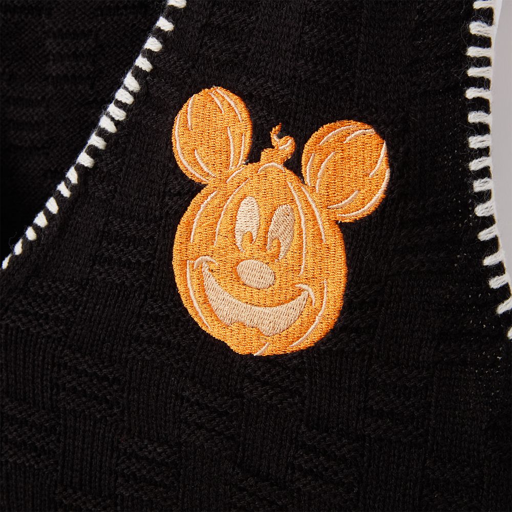 Mickey and Minnie Mouse Halloween Sweater Vest for Women by Her Universe