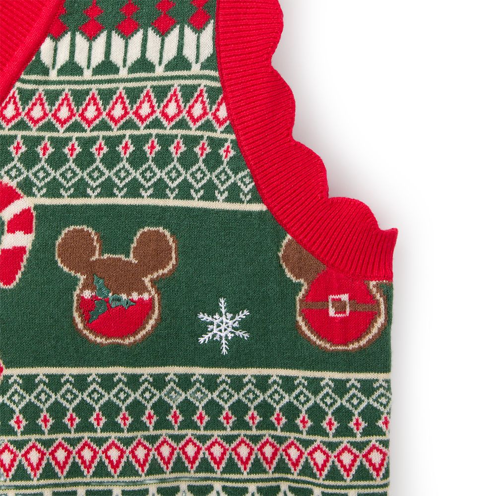 Mickey and Minnie Mouse Icon Fair Isle Sweater Vest for Adults by Her Universe