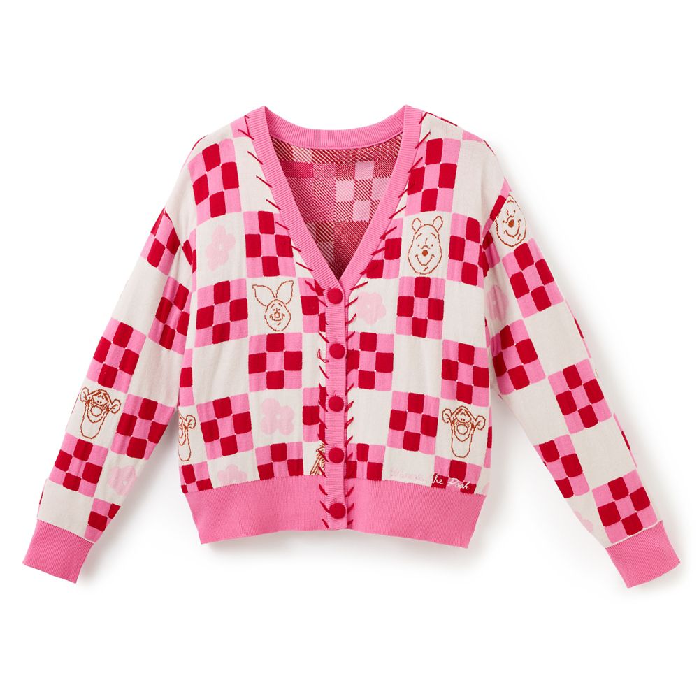 Winnie the Pooh and Pals Checkered Cardigan for Women &ndash; Exclusive