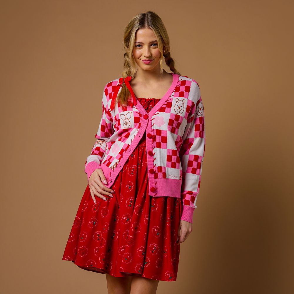 Winnie the Pooh and Pals Checkered Cardigan for Women &ndash; Exclusive