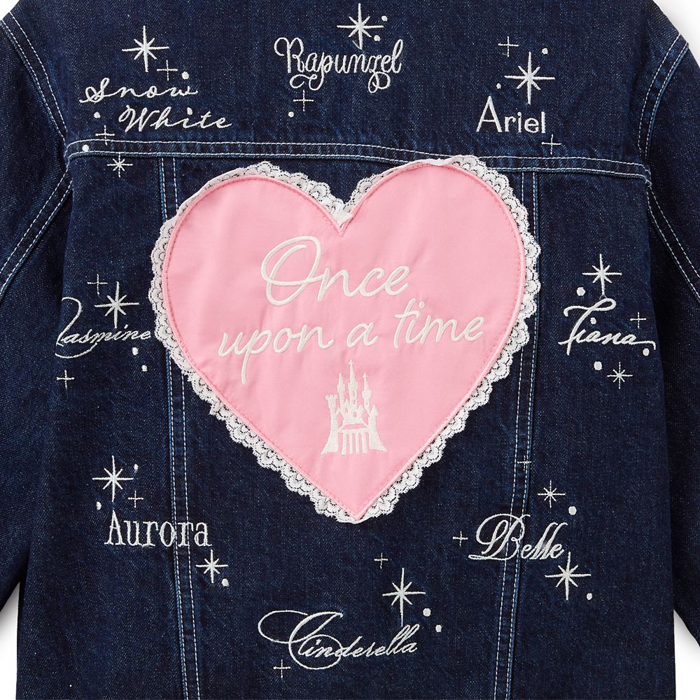 Disney Princess Cropped Denim Jacket for Women by Her Universe