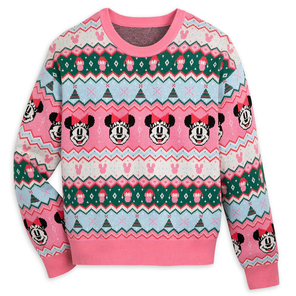 Minnie Mouse Holiday Sweater for Women Disney Store