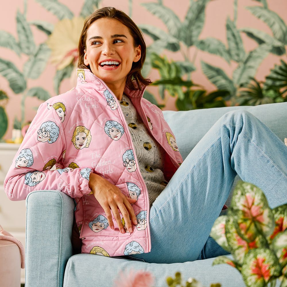 The Golden Girls Quilted Jacket for Adults by Cakeworthy &ndash; 40th Anniversary