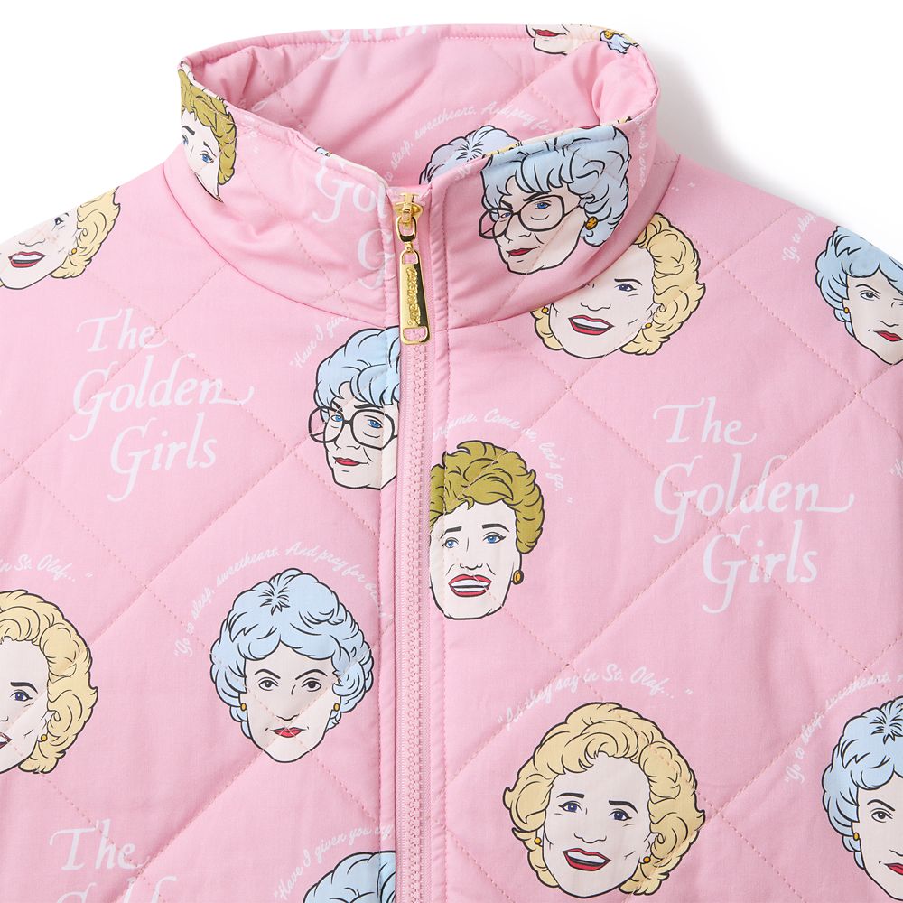 The Golden Girls Quilted Jacket for Adults by Cakeworthy &ndash; 40th Anniversary