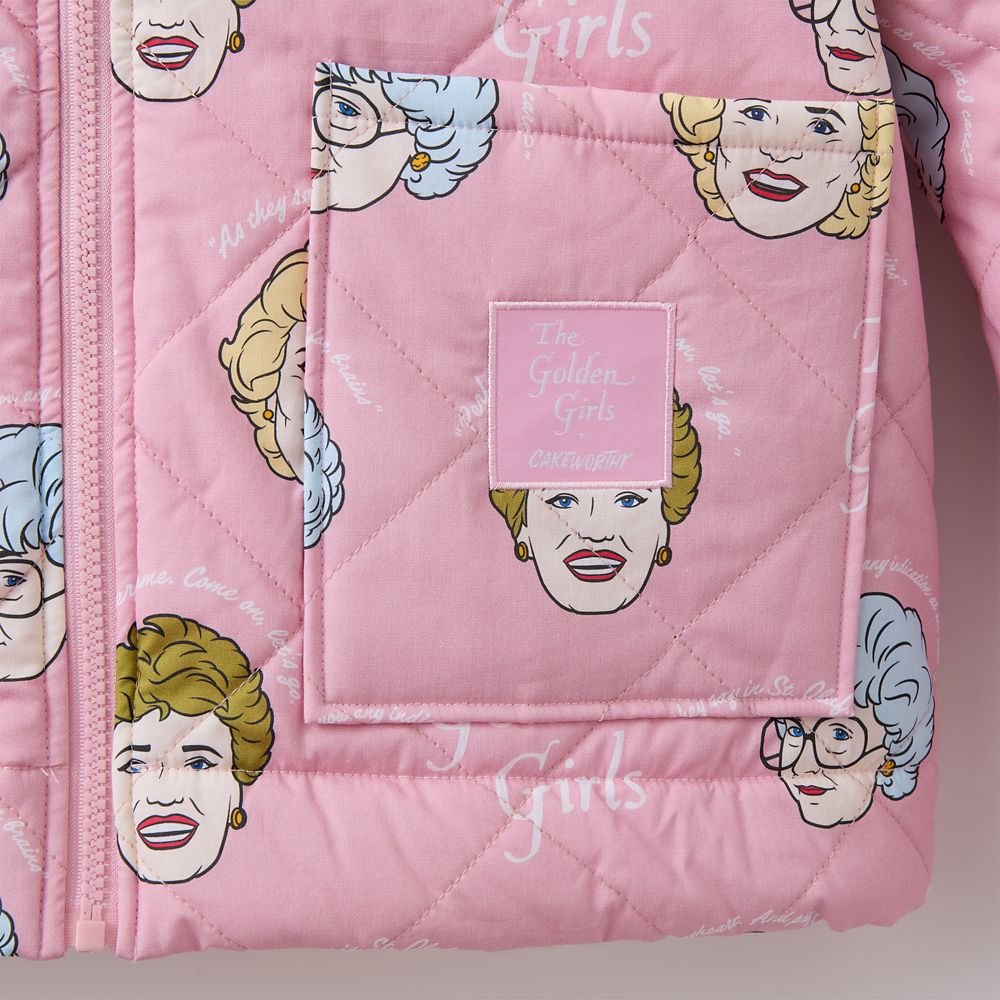 The Golden Girls Quilted Jacket for Adults by Cakeworthy &ndash; 40th Anniversary