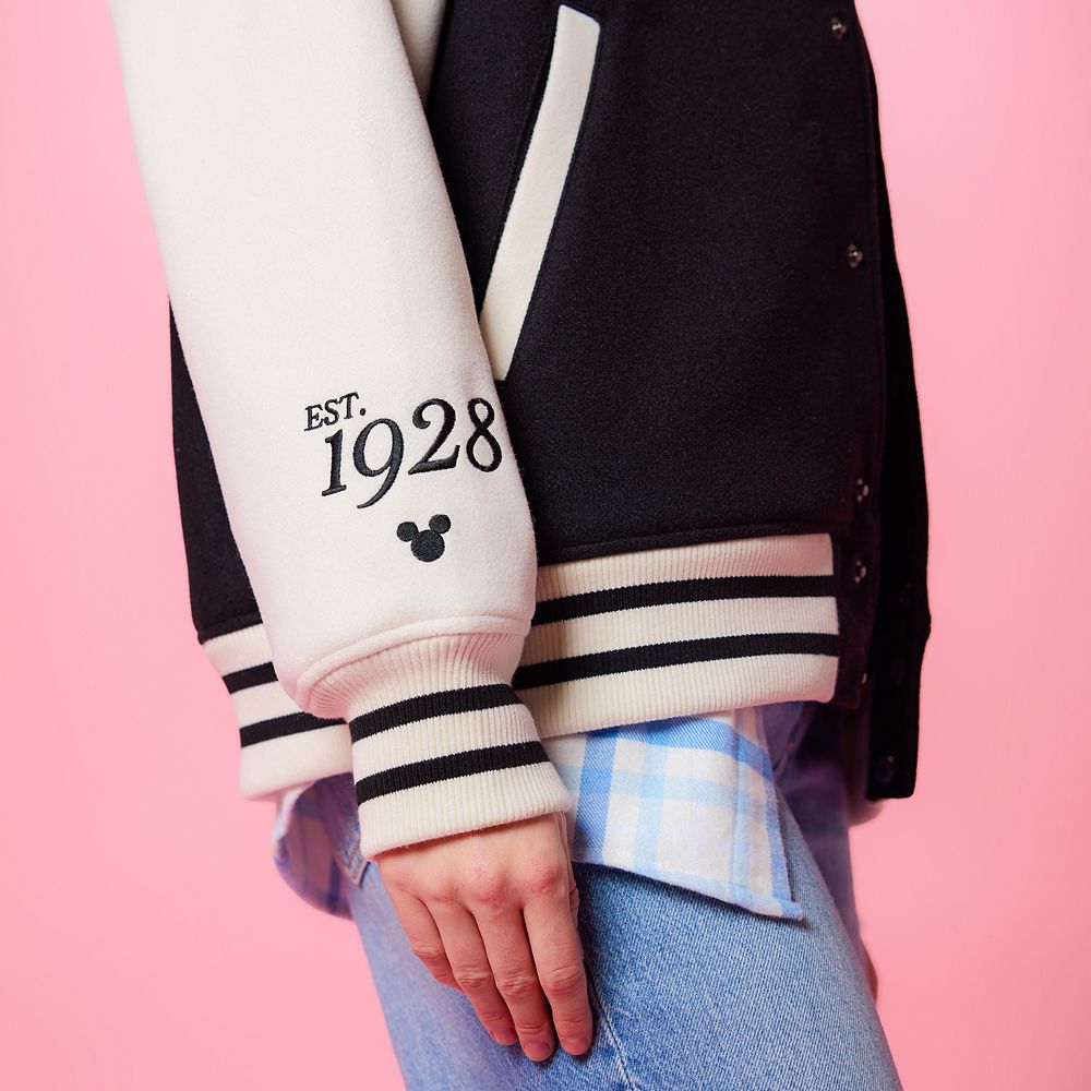 Mickey Mouse Bomber Varsity Jacket for Women by Cakeworthy