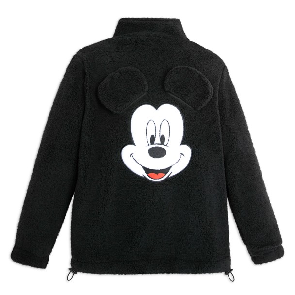 Mickey Mouse Fleece Zip Jacket for Adults by Cakeworthy Mickey Mouse Fleece Zip Jacket for Adults by Cakeworthy