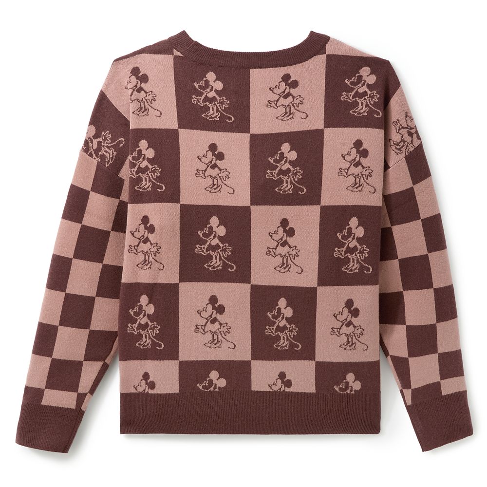 Minnie Mouse Checkered Knit Sweater for Women &ndash; Exclusive
