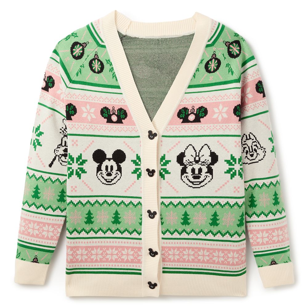Mickey Mouse and Friends Holiday Cardigan Sweater for Women Official shopDisney