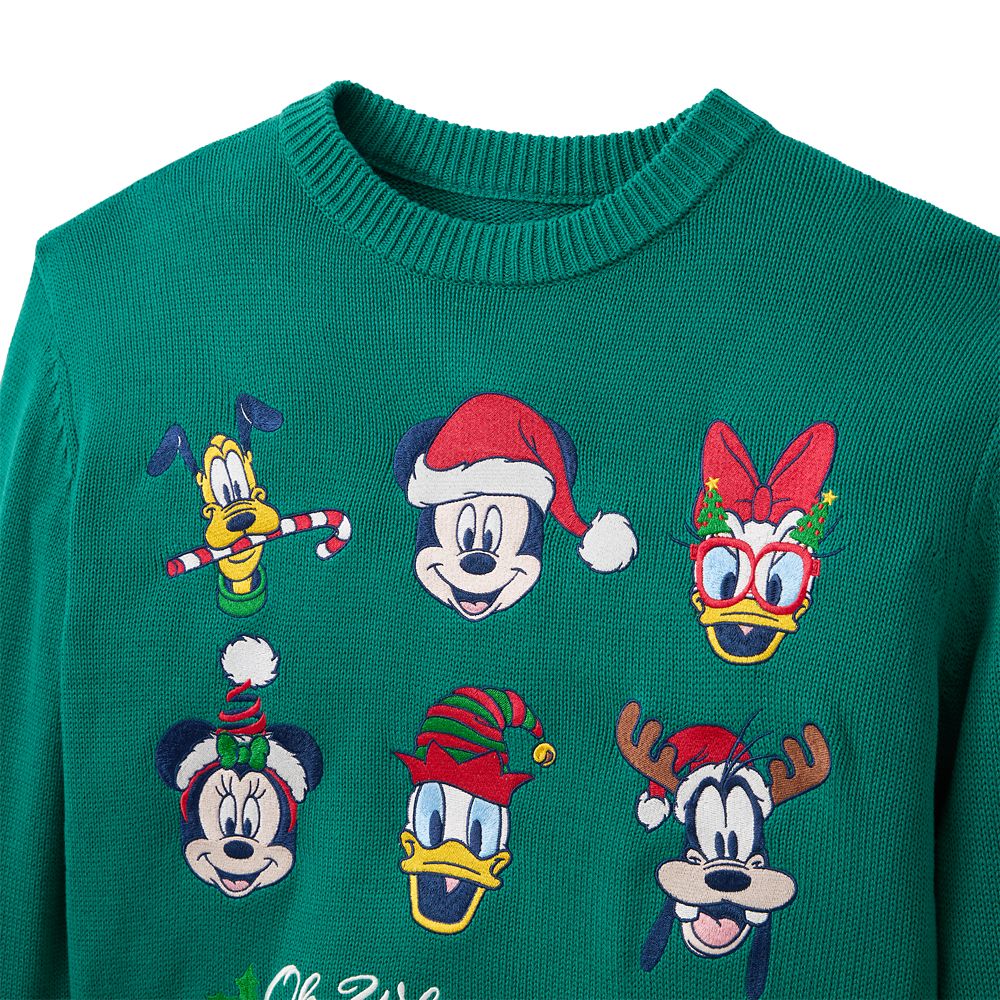 Mickey Mouse and Friends ''Oh What Joy'' Sweater for Women
