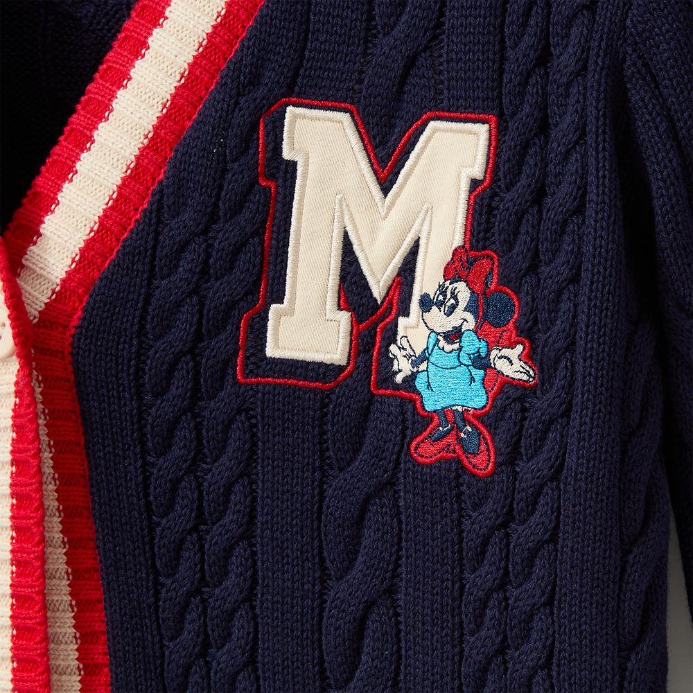 Minnie Mouse Collegiate Knit Cardigan Sweater for Women &ndash; Exclusive
